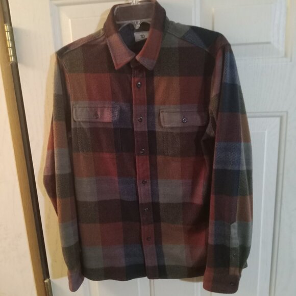 7Diamonds Men's Generation Plaid Soft Flannel Button Up Long Sleeve Shirt S - Picture 2 of 8